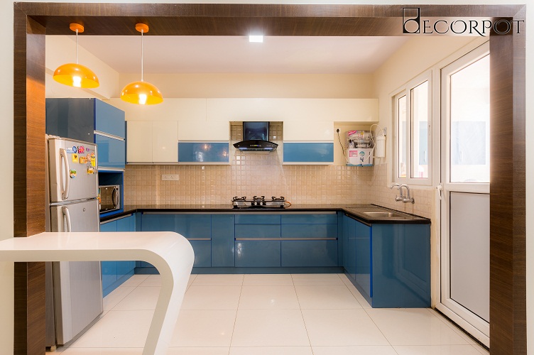 Modular Kitchen Interior Design-Kitchen-3BHK, Whitefield, Bangalore